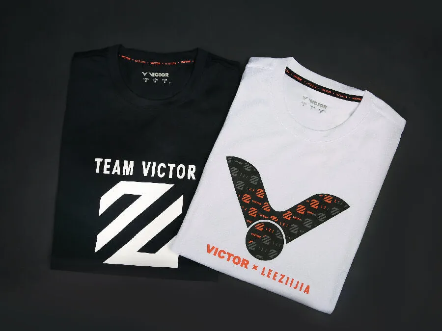 Victor T-LZJ301 C Unisex Badminton T-Shirt [Black]