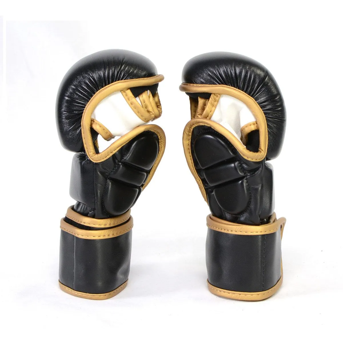 X-Fitness XF2001 7 oz MMA Hybrid Sparring Gloves-BLK/COPPER