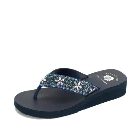 Yellow Box Womens Casey Sandal Navy